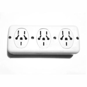3 MODULOS TOMACORRIENTE MULTIPLES - (99002009)