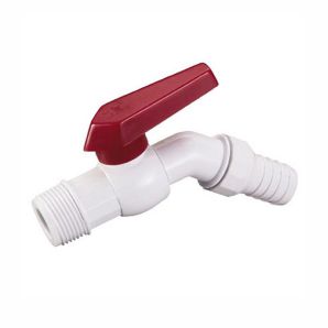 CANILLA ESFERICA PVC CON PICO