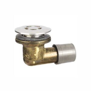 SOPAPA DE BRONCE DESORDEN BAÑERA A CODO C/PVC - (4808/88)